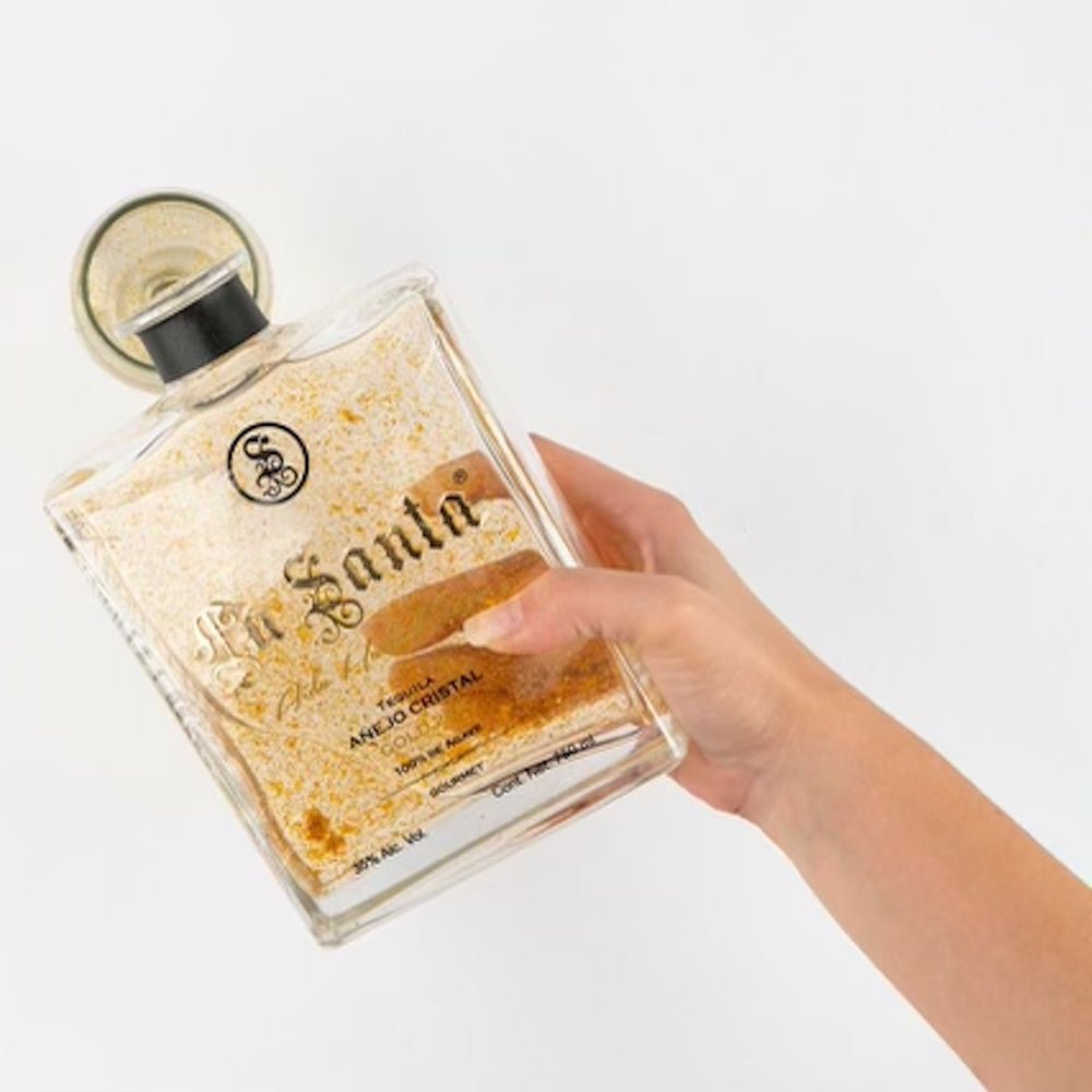 La Santa Tequila 24K Gold Anejo Tequila La Santa Aida Harfush Ron   