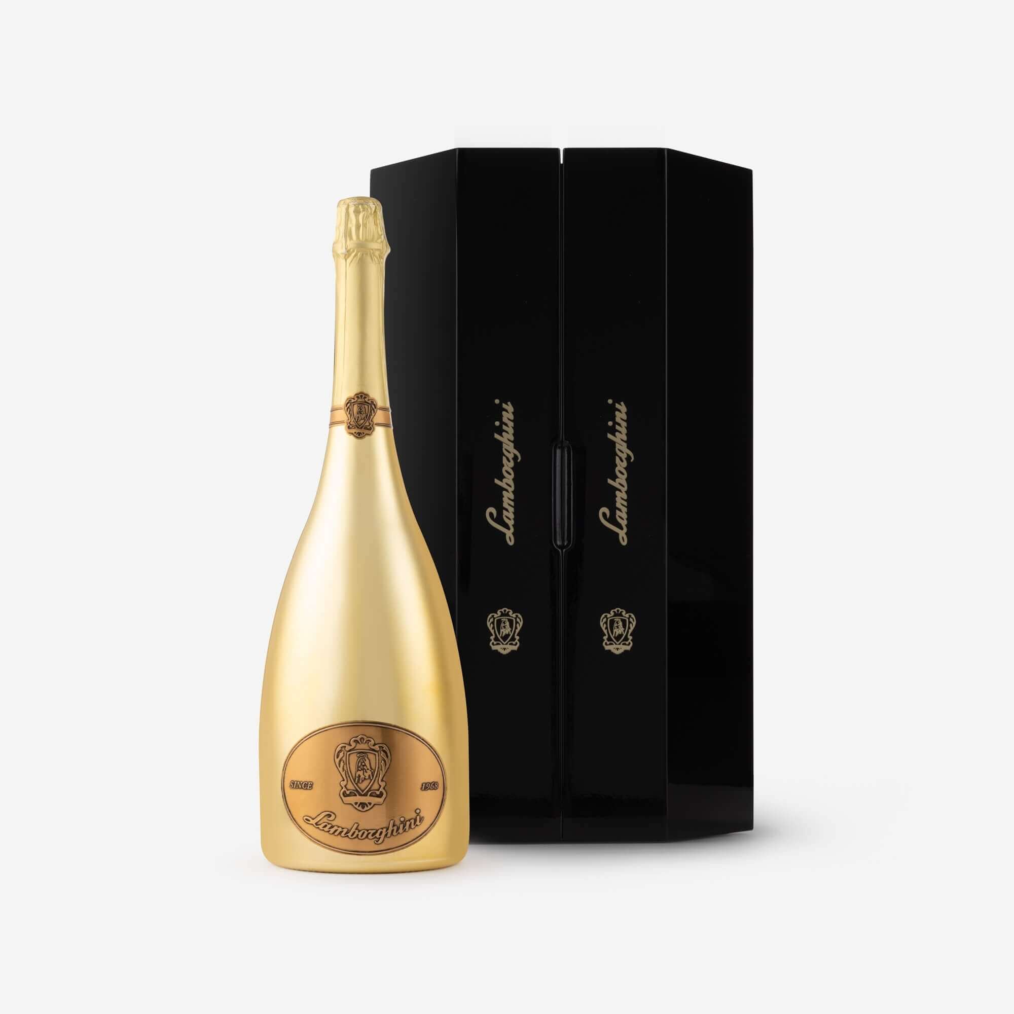 Lamborghini: Gold Jeroboam 3L Brut Sparkling Wine Lamborghini Wine & Spirits Collections   