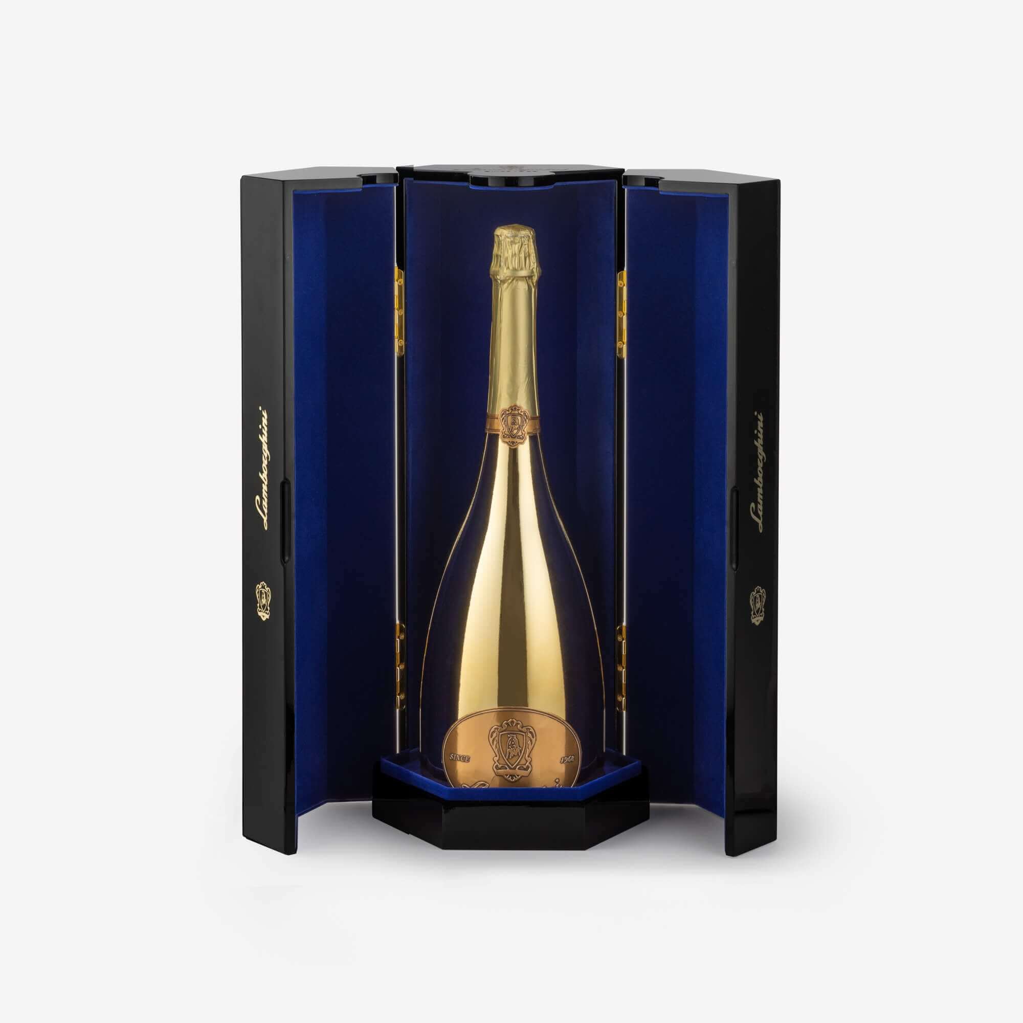 Lamborghini: Gold Jeroboam 3L Brut Sparkling Wine Lamborghini Wine & Spirits Collections   