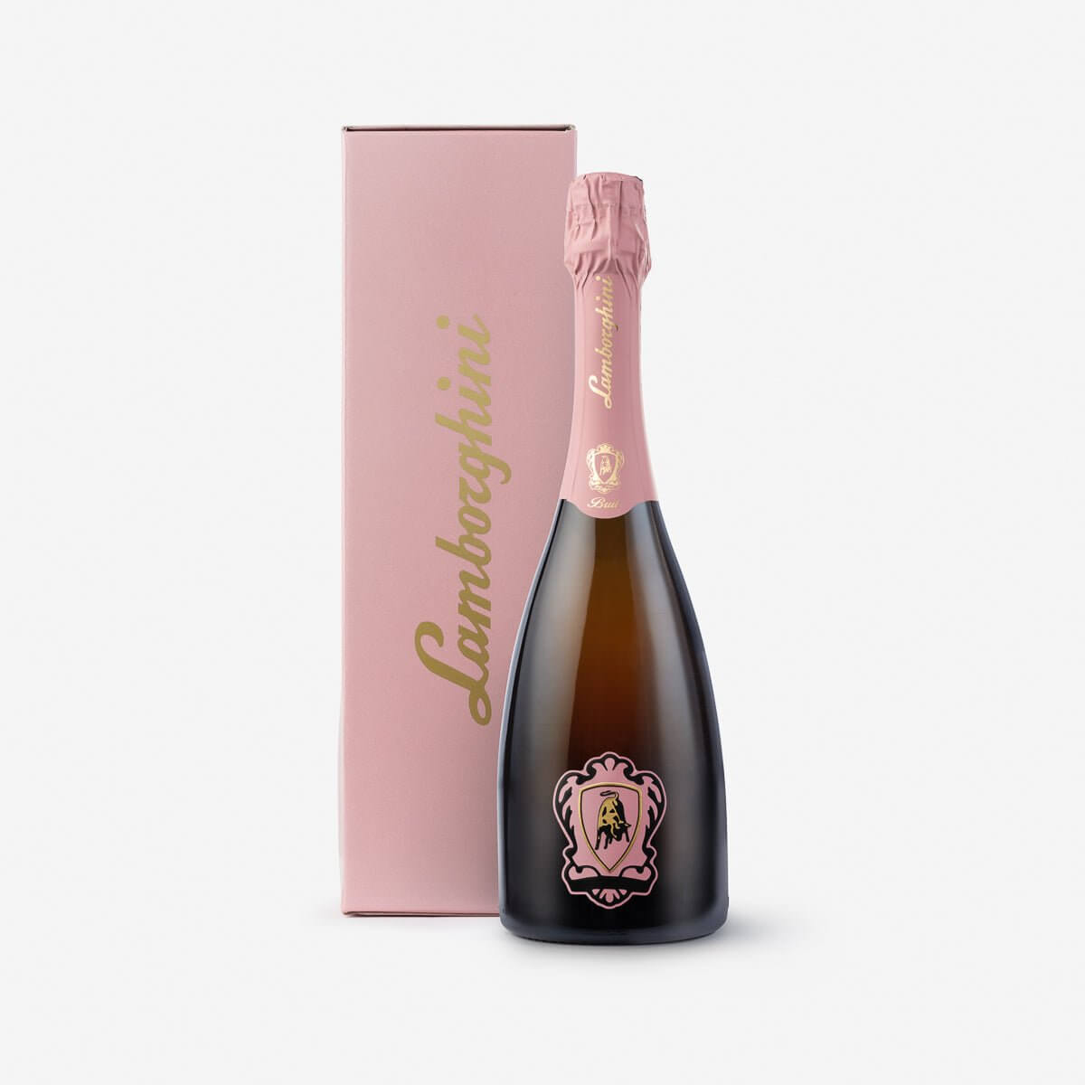 Lamborghini: Metodo Classico Rosè "The Legend" with Gift Box | Case of 6 Sparkling Wine Lamborghini Wine & Spirits Collections   