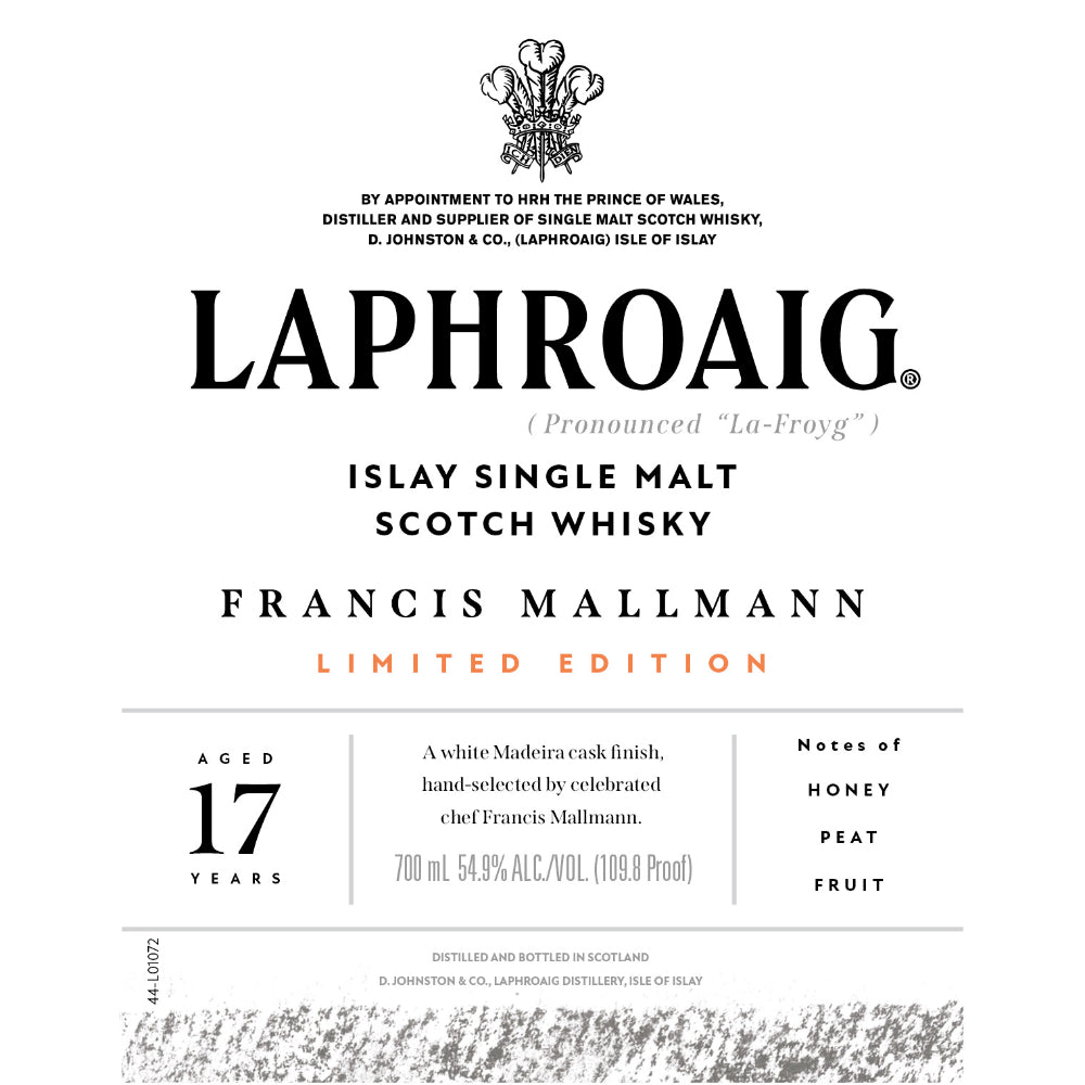 Laphroaig Francis Mallmann Limited Edition 17 Year Old Scotch Laphroaig   