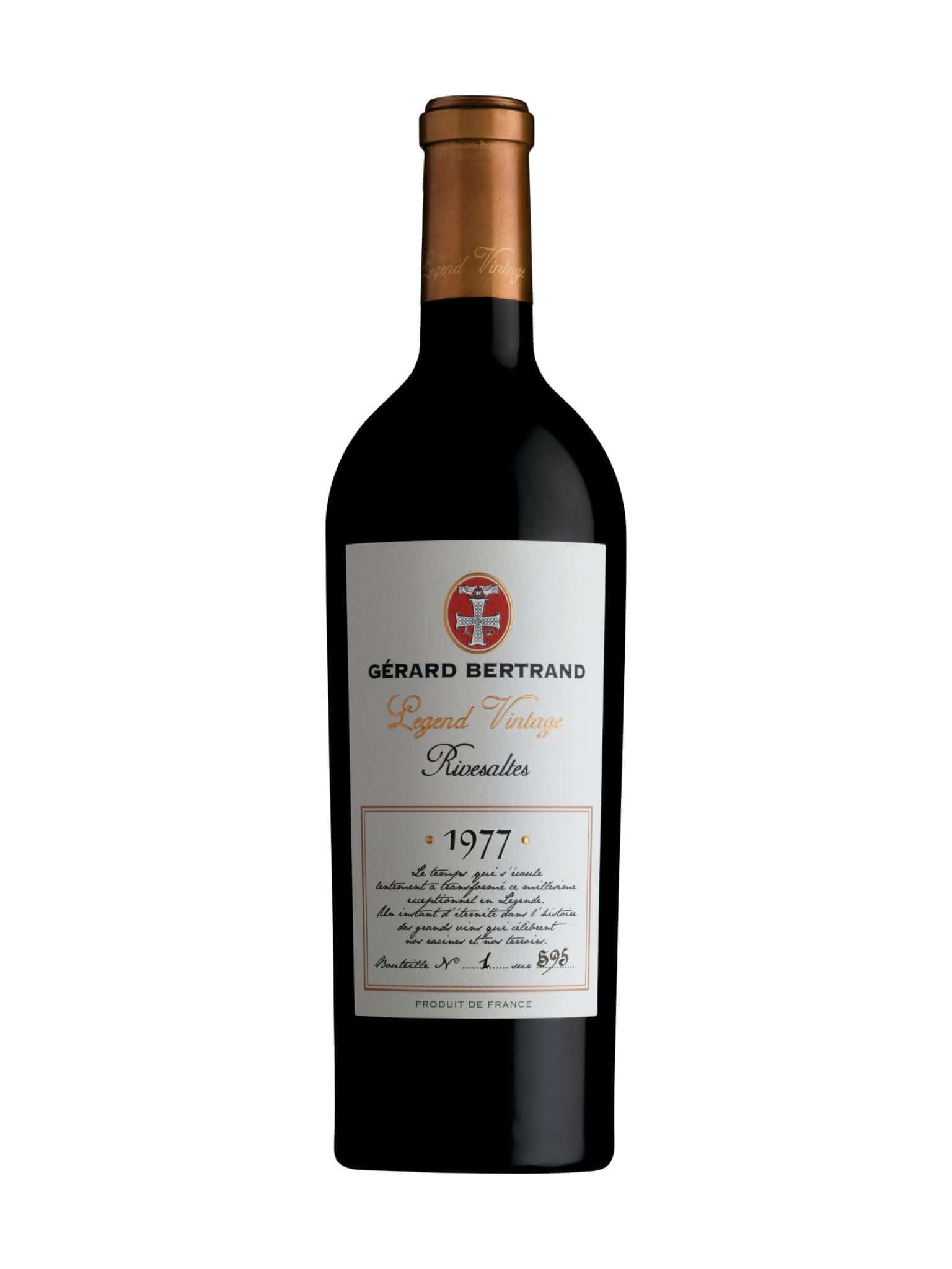 Legend Vintage Rivesaltes 1977 Fortified Wine Gérard Bertrand   