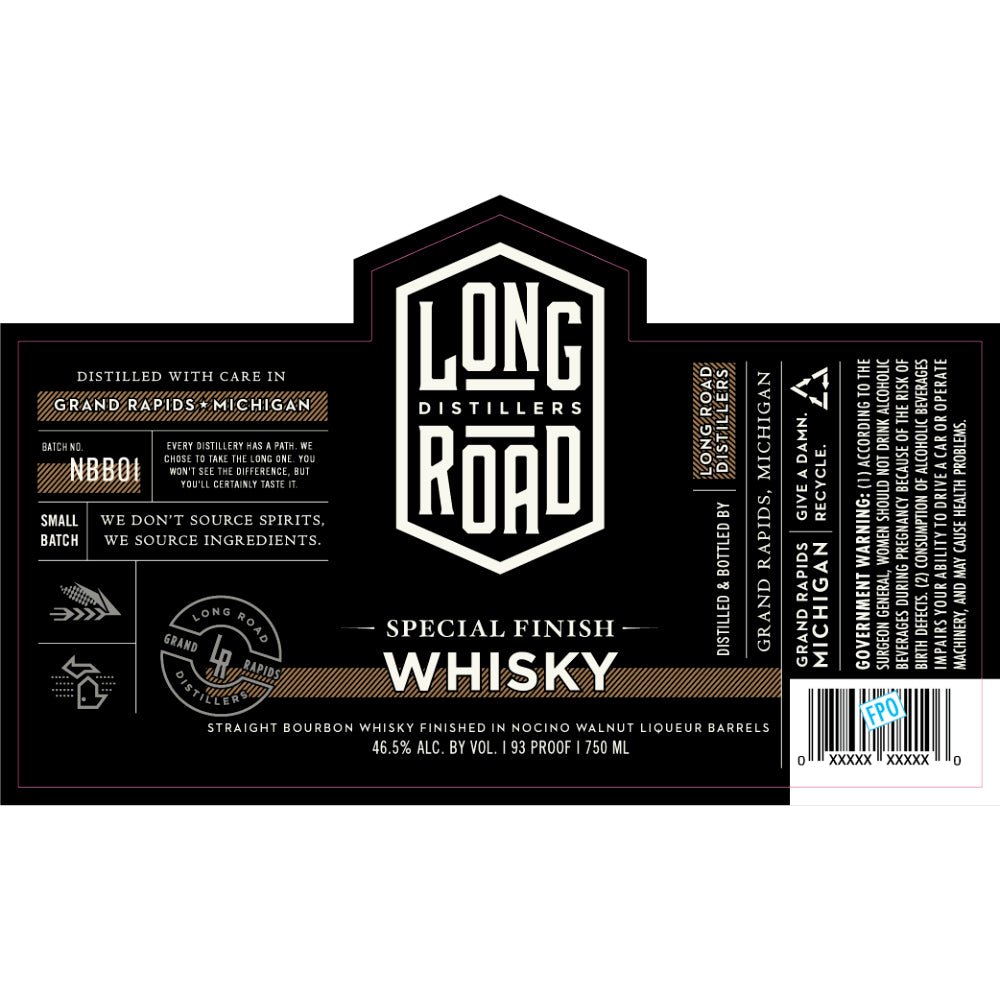 Long Road Distillers Special Finish Whisky Bourbon Long Road Distillers   