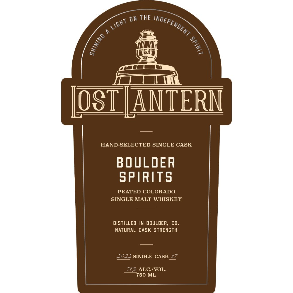 Lost Lantern Boulder Spirits Peated Colorado Single Malt Single Malt Whiskey Lost Lantern