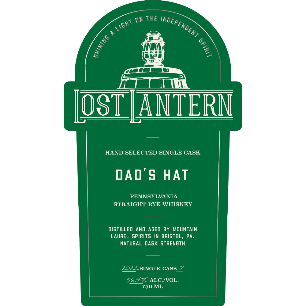 Lost Lantern Dad’s Hat Pennsylvania Straight Rye Rye Whiskey Lost Lantern   