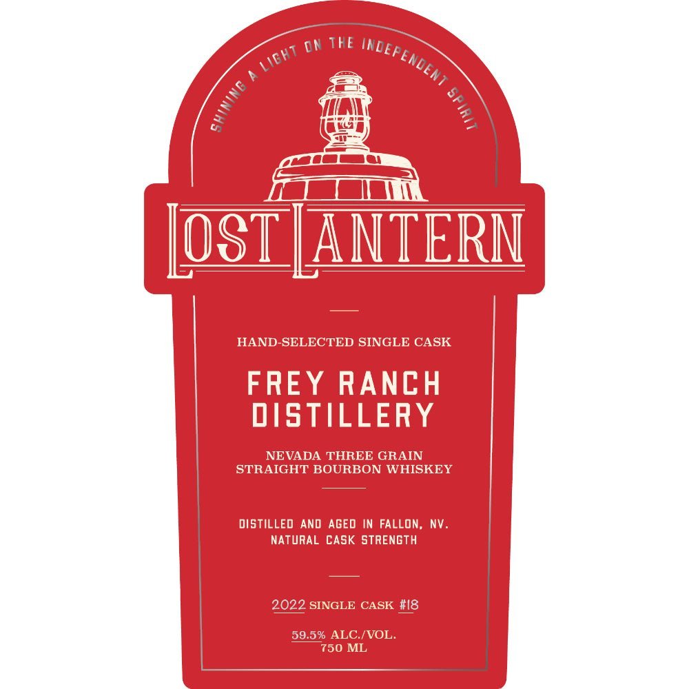 Lost Lantern Frey Ranch Nevada Straight Bourbon Single Malt Whiskey Lost Lantern   