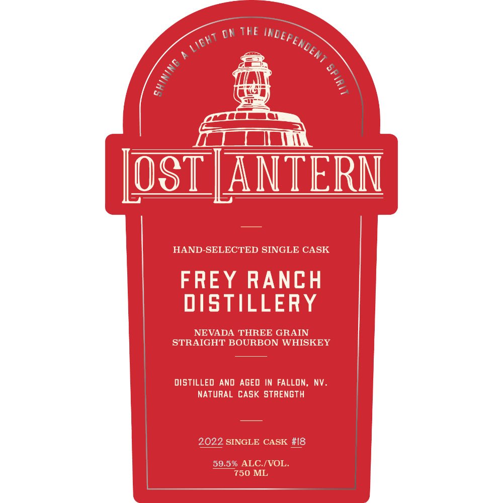 Lost Lantern Frey Ranch Nevada Straight Bourbon Single Malt Whiskey Lost Lantern