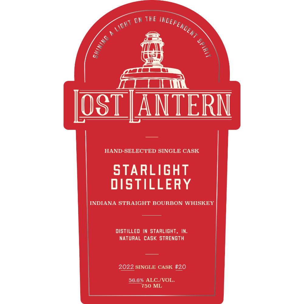 Lost Lantern Starlight Distillery Indiana Straight Bourbon Bourbon Lost Lantern