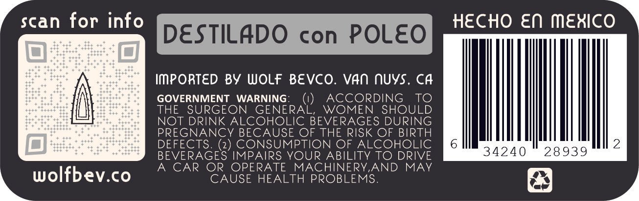 Lucero Destilado con Poleo - A. Angustifolia Distilled with Mentha Pulegium  Lucero   