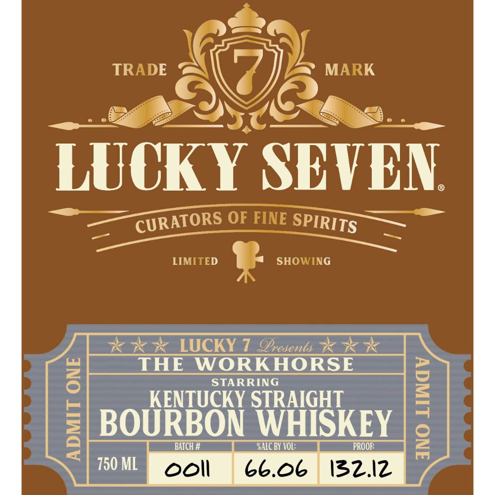 Lucky Seven The Workhorse Straight Bourbon Bourbon Lucky Seven Spirits   