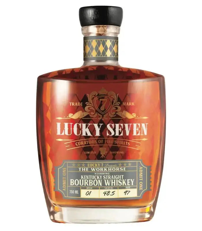 Lucky Seven The Workhorse Straight Bourbon 750mL Bourbon Lucky Seven   