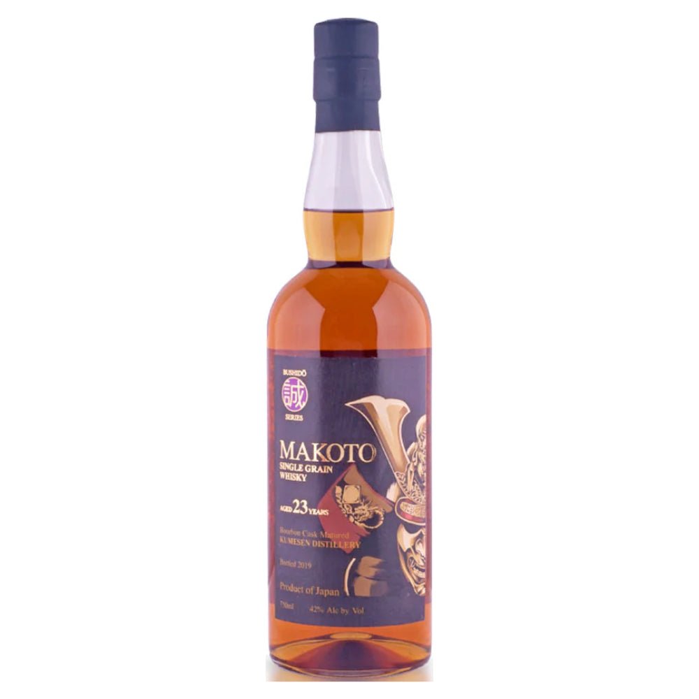 Makoto 23 Year Old Japanese Whisky Japanese Whisky Bushido Whisky   