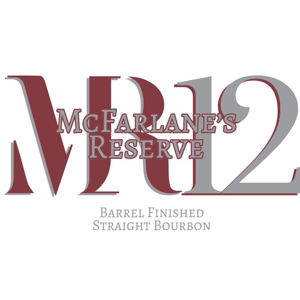 McFarlane's Reserve 12 Year Straight Bourbon Whiskey Bourbon McFarlane’s Reserve