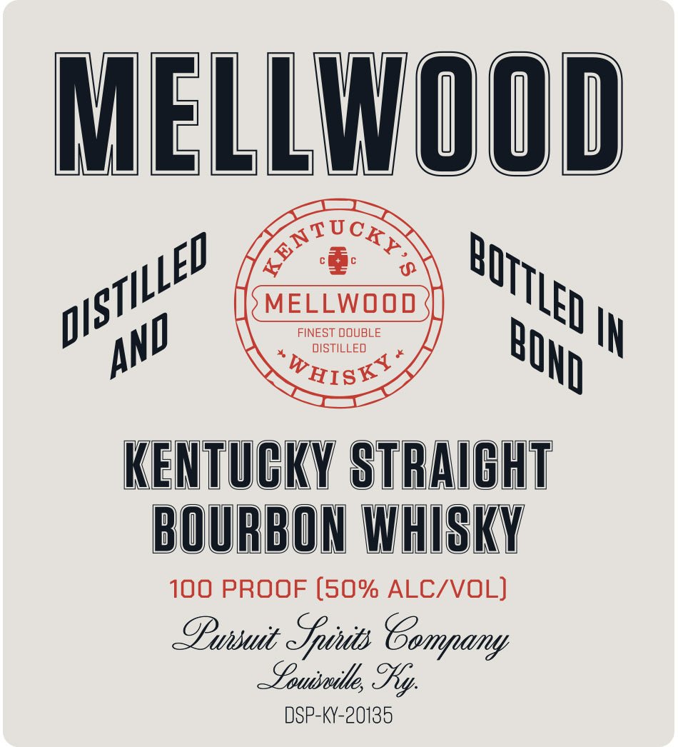 Mellwood Legacy Collection Kentucky Straight Bourbon Whisky Bottled in Bond 375mL Bourbon Whiskey Pursuit Spirits   