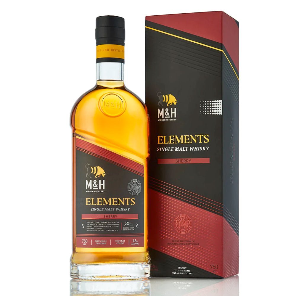 M&H Elements Sherry Cask Single Malt Whiskey M&H Distillery   