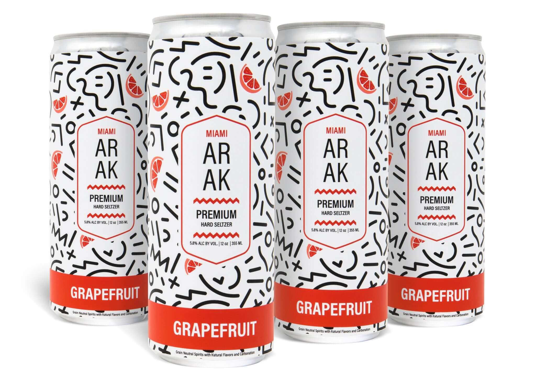 Miami Arak Grapefruit Seltzer  Miami Arak   