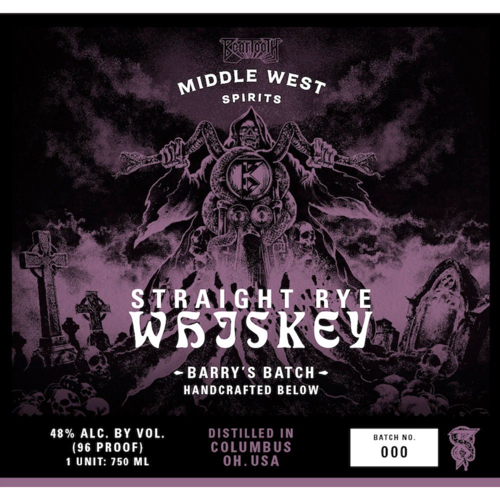 Middle West Spirits Straight Rye Barry’s Batch Rye Whiskey Middle West Spirits