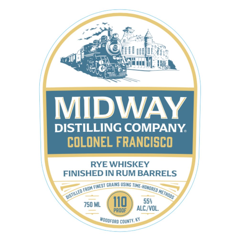 Midway Colonel Francisco Rye Finished in Rum Barrels Rye Whiskey Midway Distilling Company