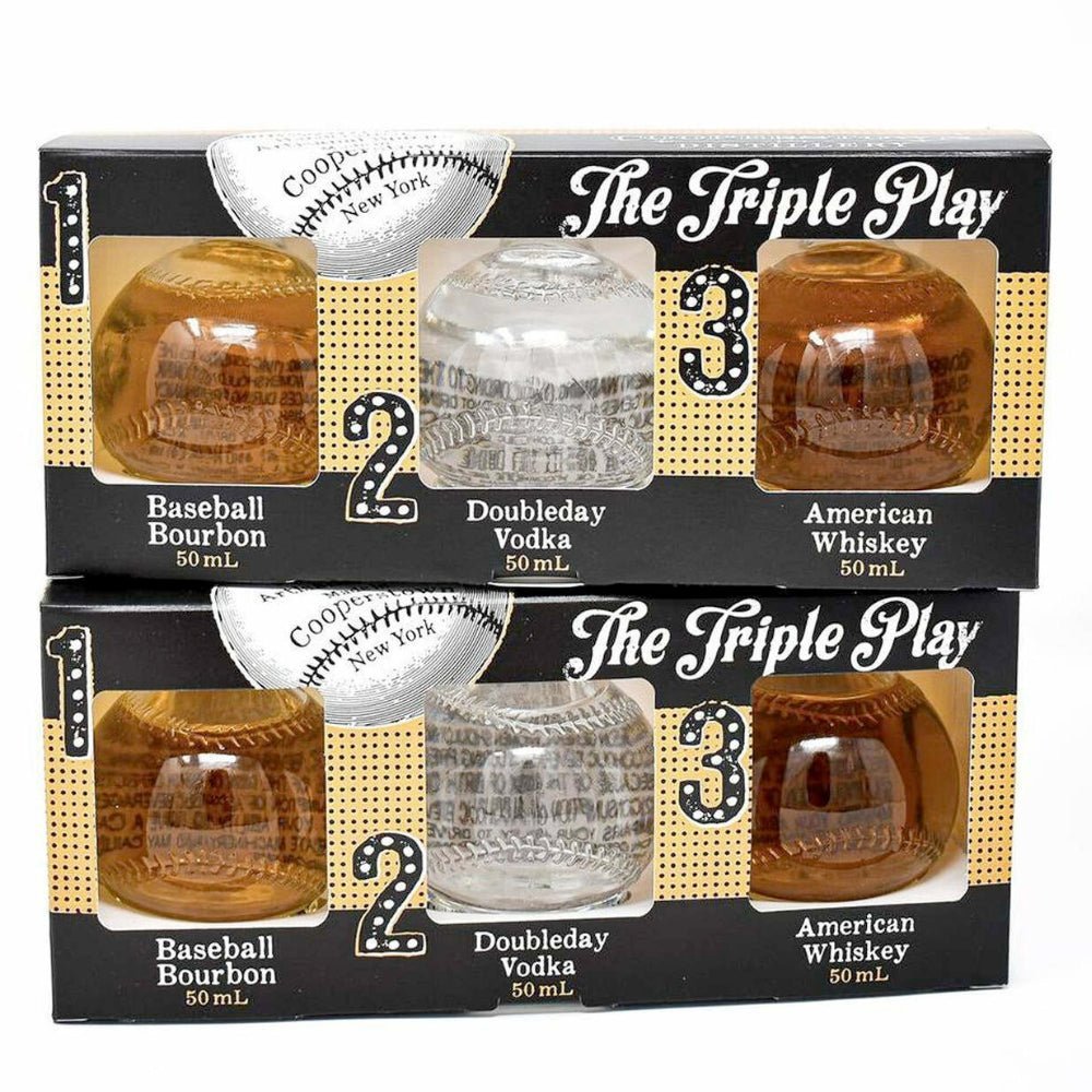 Mini Triple Play Box Set (Two Pack) Bourbon Cooperstown Distillery   