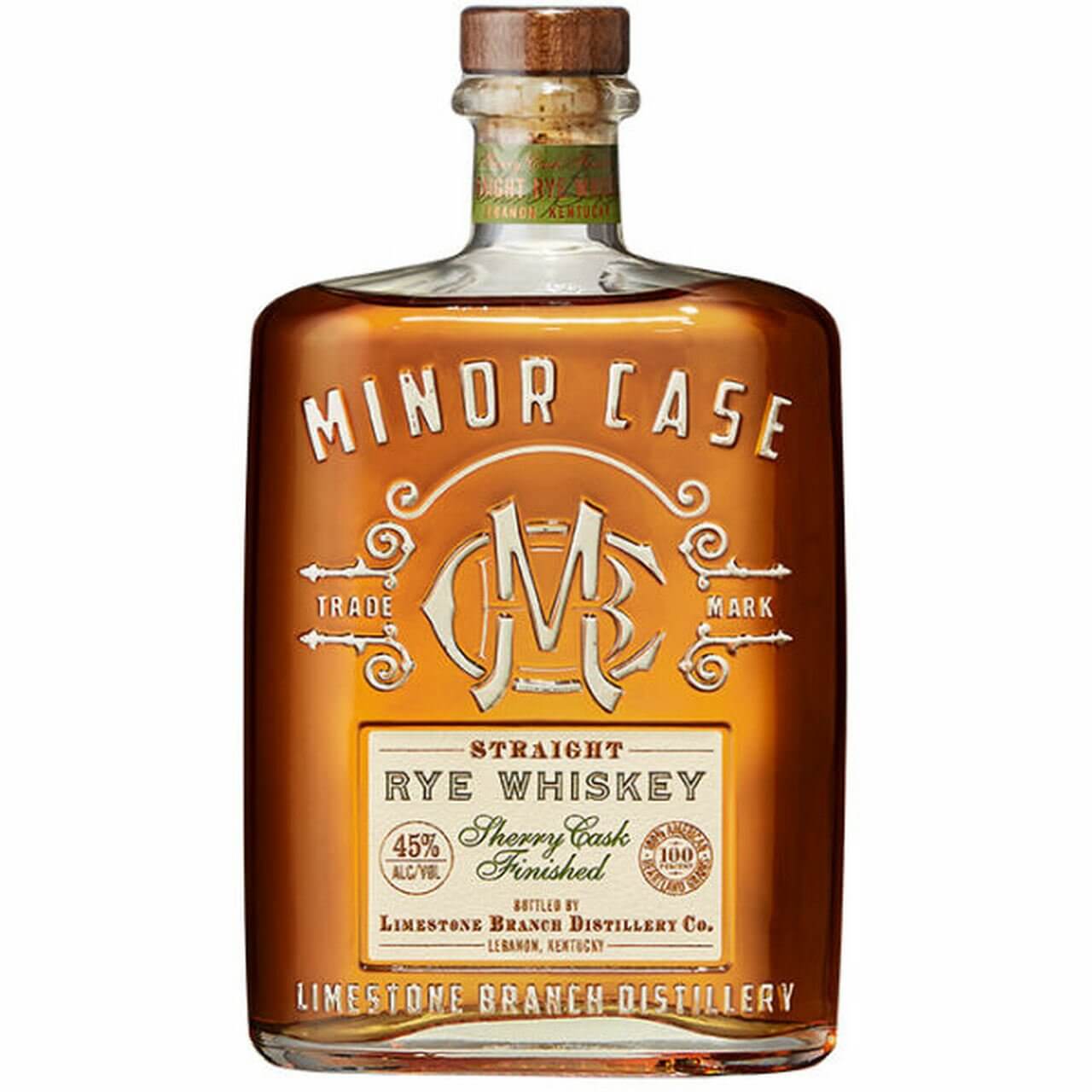 Minor Case Rye Sherry Cask Rye Whiskey Limestone Branch Distillery