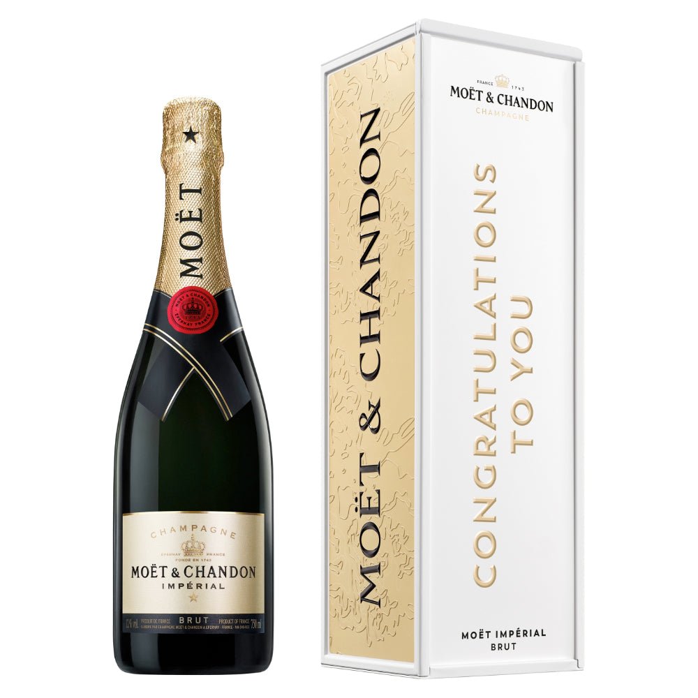 Moët Impérial Brut "Congratulations To You" Metal Box Champagne Moët & Chandon   