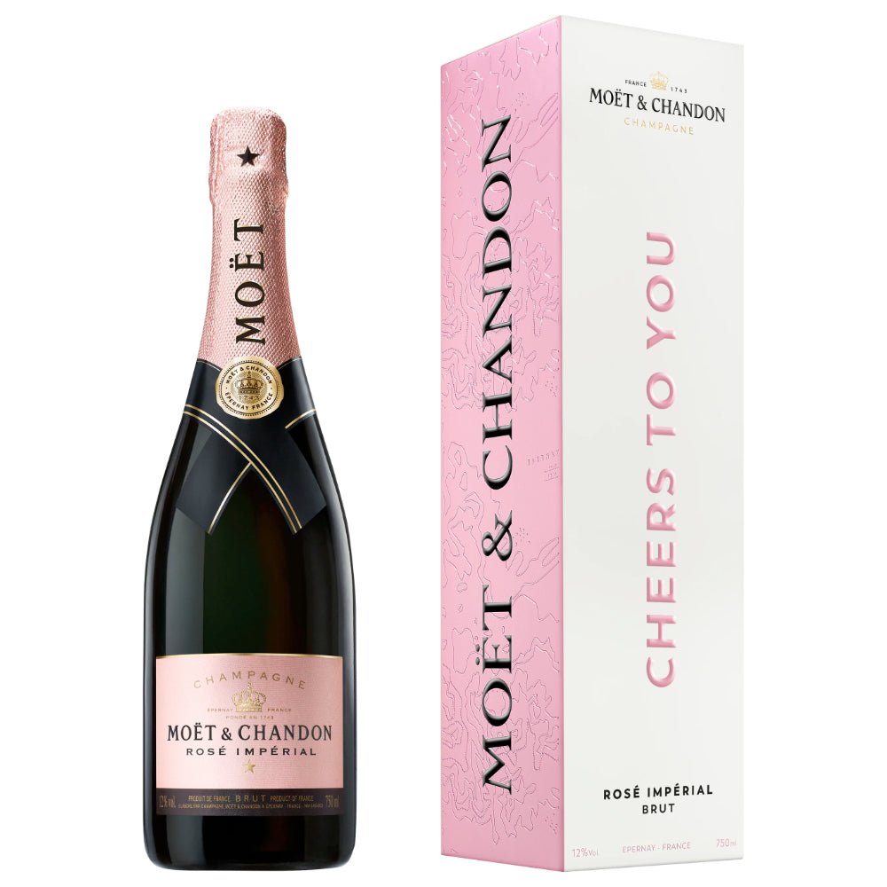 Moët Impérial Rosé "Cheers To You" Cardboard Box Champagne Moët & Chandon   