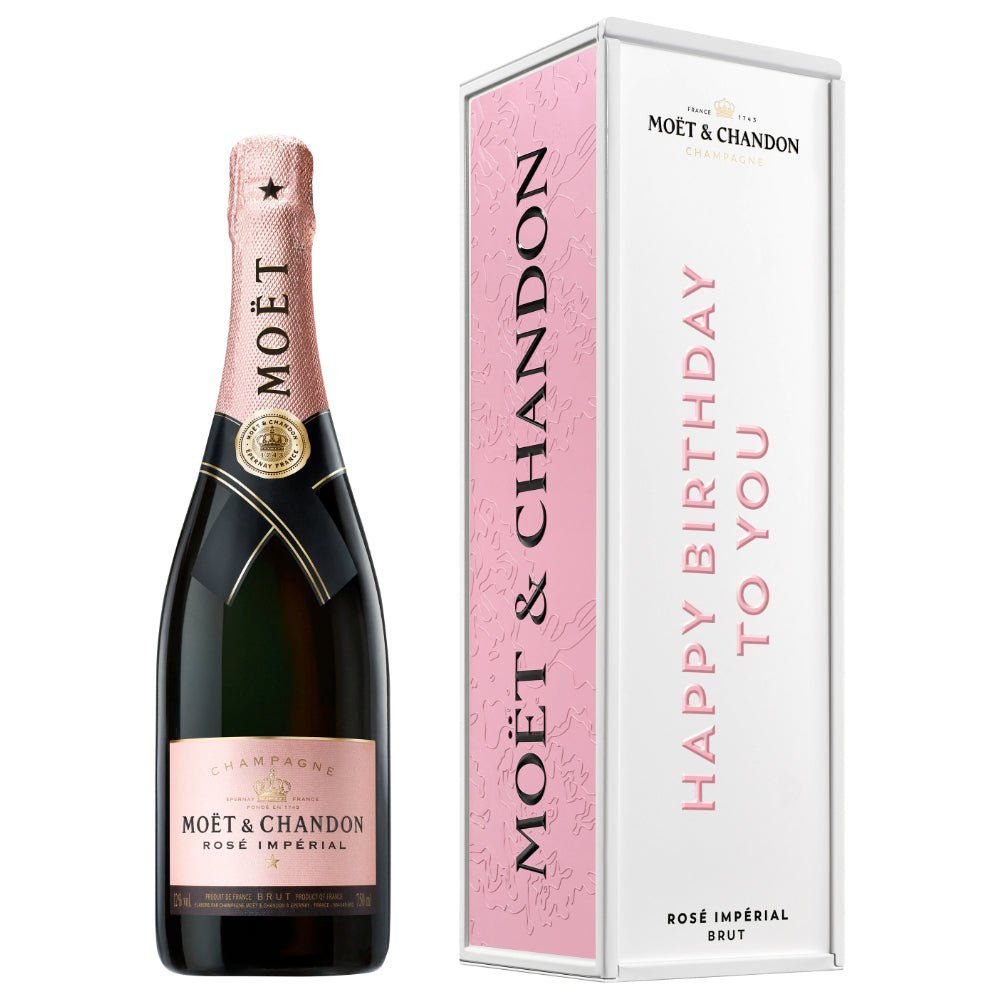 Moët Impérial Rosé "Happy Birthday To You" Cardboard Box Champagne Moët & Chandon   