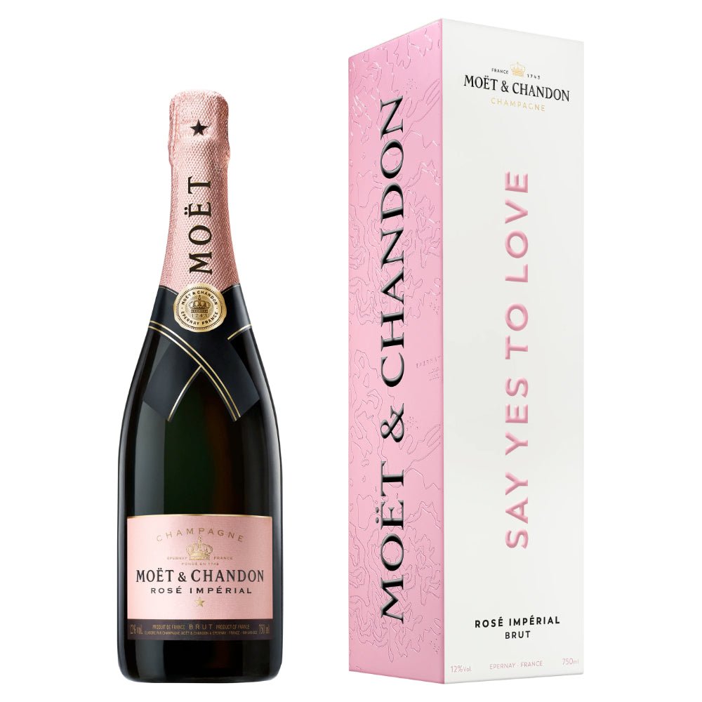 Moët Impérial Rosé "Say Yes To Love" Cardboard Box Champagne Moët & Chandon   