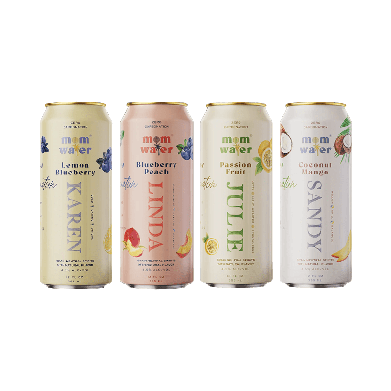 Mom Water Meet The Mom Squad - Variety Pack Cocktails 12.oz RTD Mom Water