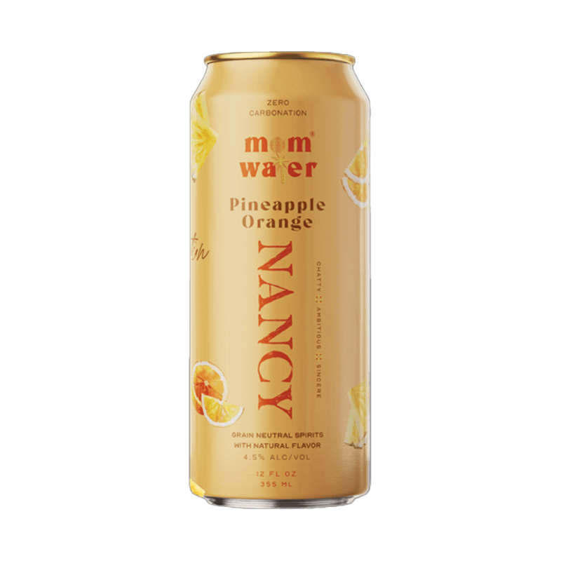 Mom Water Nancy - Pineapple Orange Cocktail 12.oz 4 Pack RTD Mom Water