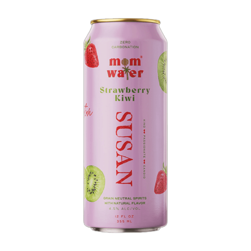 Mom Water Susan - Strawberry Kiwi Cocktail 12.oz 4 Pack RTD Mom Water