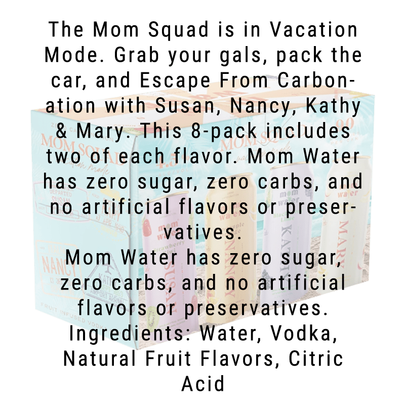 Mom Water Vacation Mode - Variety Pack Cocktails 12.oz RTD Mom Water