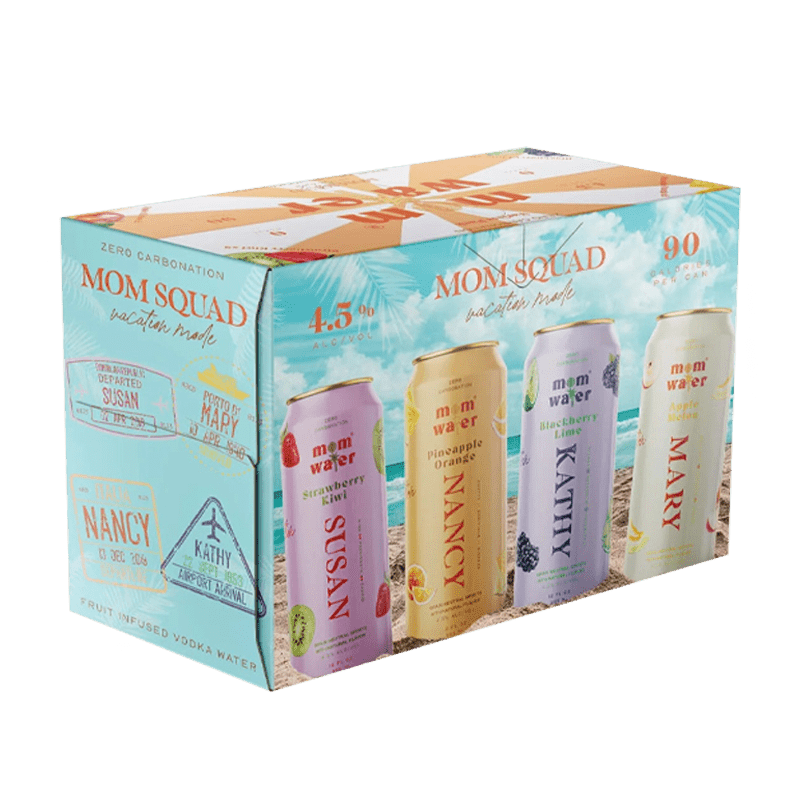 Mom Water Vacation Mode - Variety Pack Cocktails 12.oz RTD Mom Water