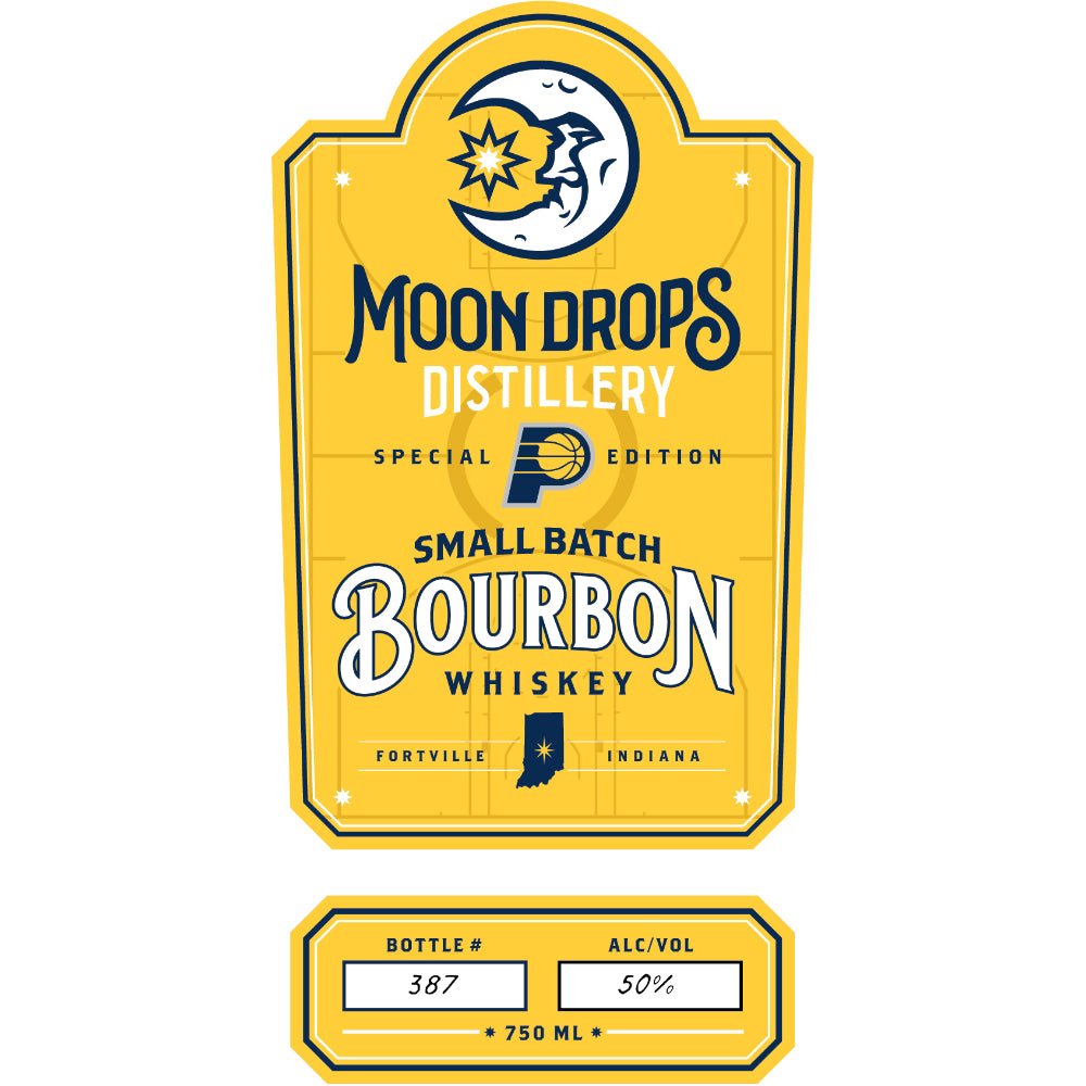 Moon Drops Distillery Indiana Pacers Bourbon Bourbon Moon Drops Distillery   