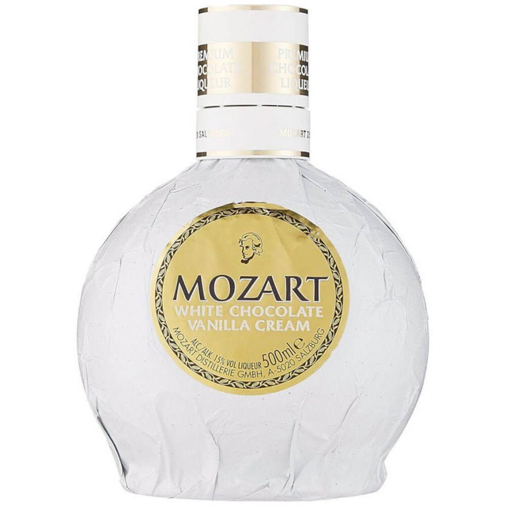 Mozart White Chocolate Vanilla Cream Liqueur Liqueur Mozart Chocolate Liqueur