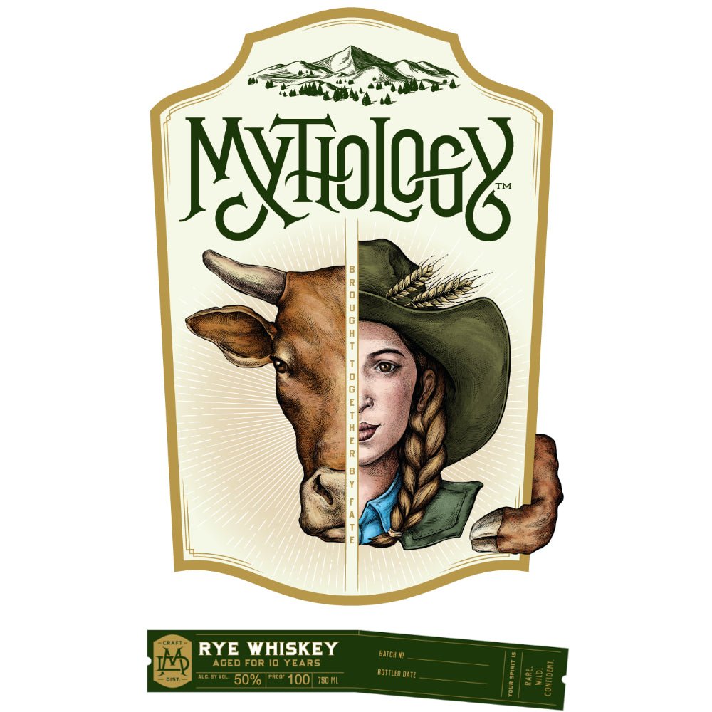 Mythology 10 Year Old Rye Whiskey Rye Whiskey Mythology Distillery   