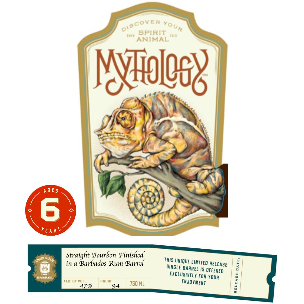 Mythology 6 Year Old Straight Bourbon Finished in a Barbados Rum Barrel Bourbon Mythology Distillery   