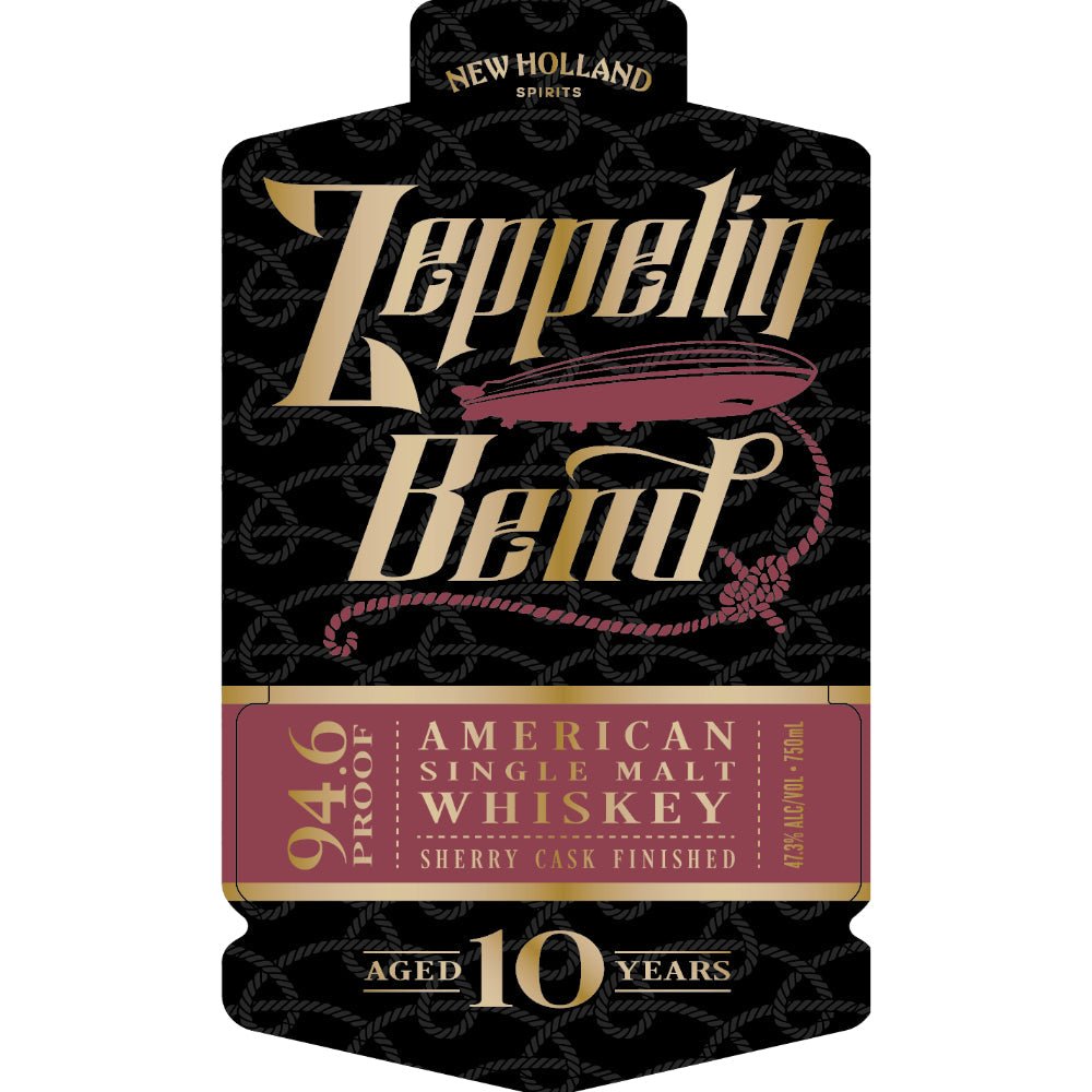 New Holland Spirits Zeppelin Bend 10 Year Old Single Malt American Whiskey New Holland Spirits