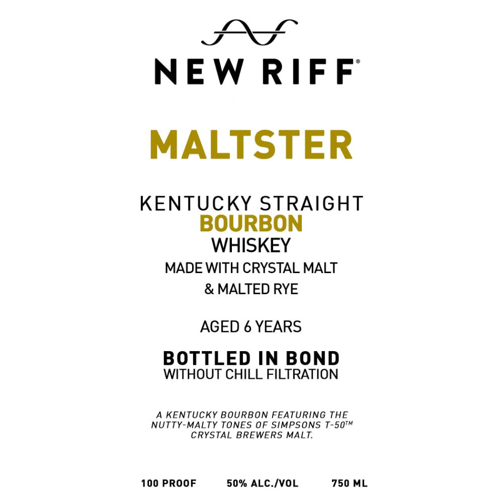 New Riff Maltster 6 Year Old Bottled in Bond Straight Bourbon Bourbon New Riff Distilling   