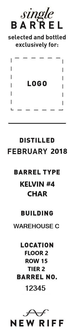 New Riff Single Barrel Kentucky Straight Rye Whiskey – 6 Years Old, Barrel Proof Rye Whiskey New Riff Distilling