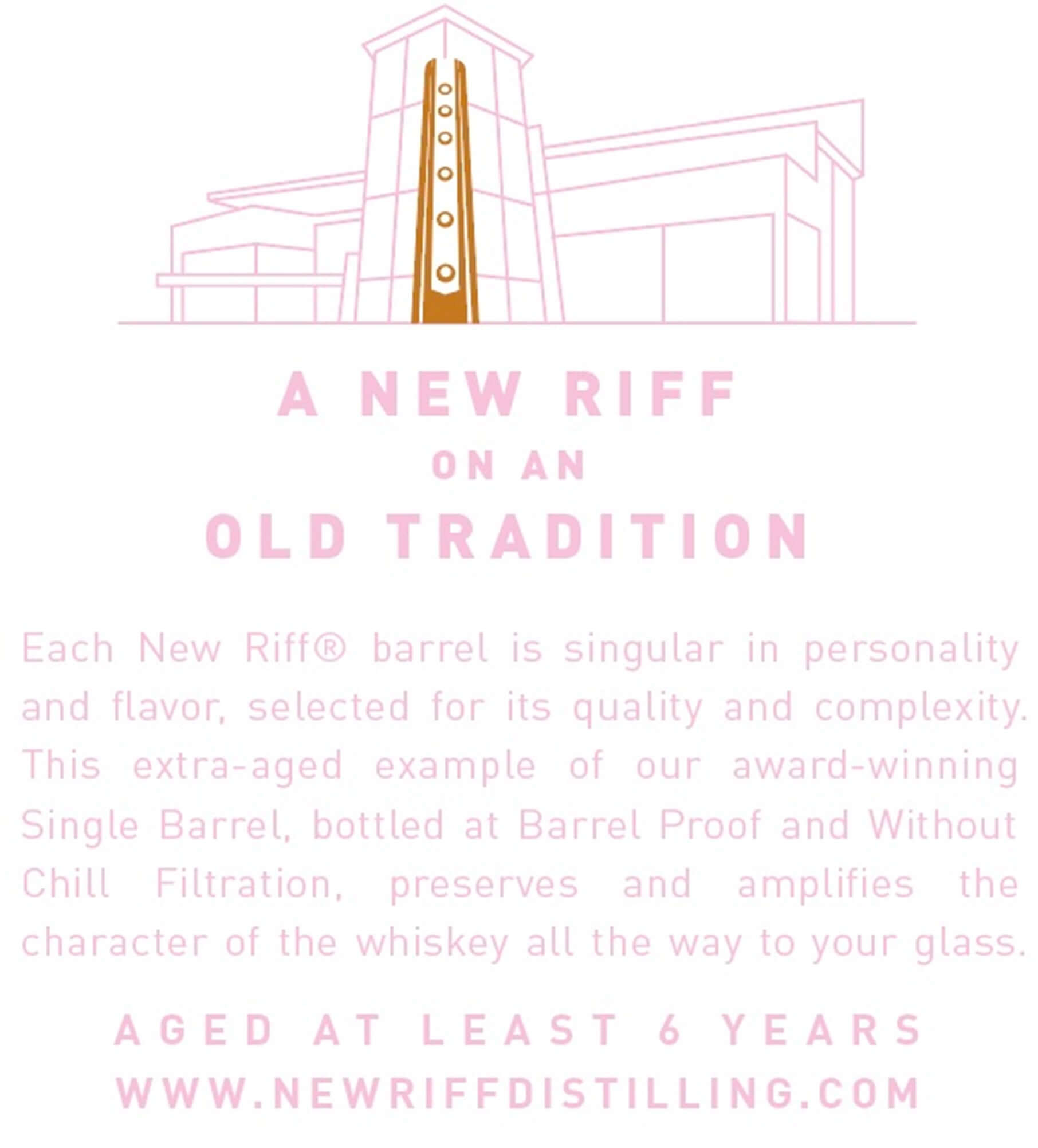 New Riff Single Barrel Kentucky Straight Rye Whiskey – 6 Years Old, Barrel Proof Rye Whiskey New Riff Distilling