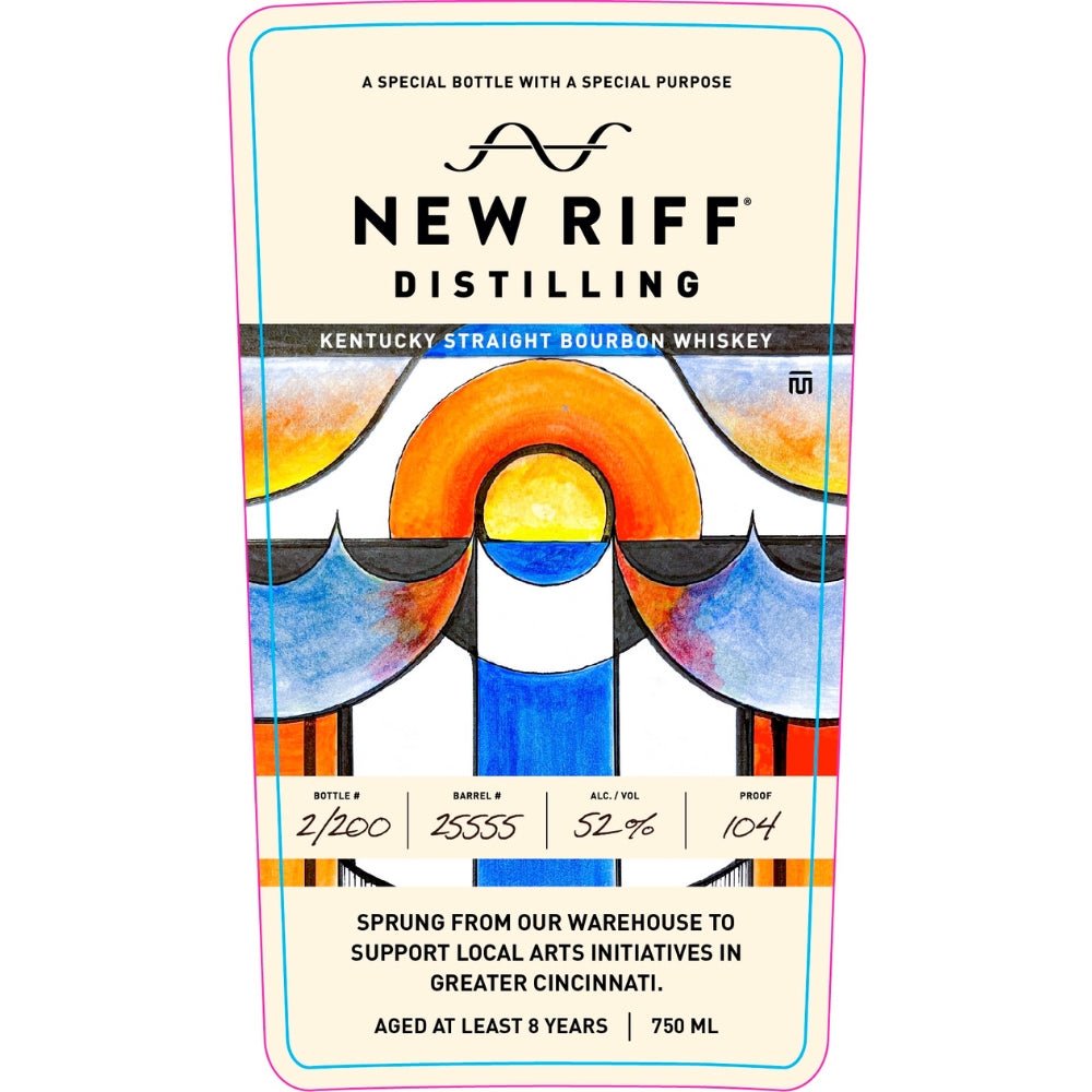 New Riff X ArtsWave 8 Year Old Bourbon Bourbon New Riff Distilling   