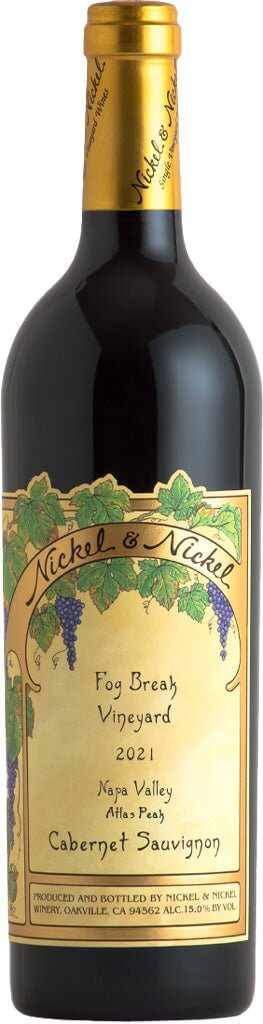 Nickel & Nickel Cabernet Sauvignon Fog Break Vineyard 2021 750ml RED Nickel & Nickel   