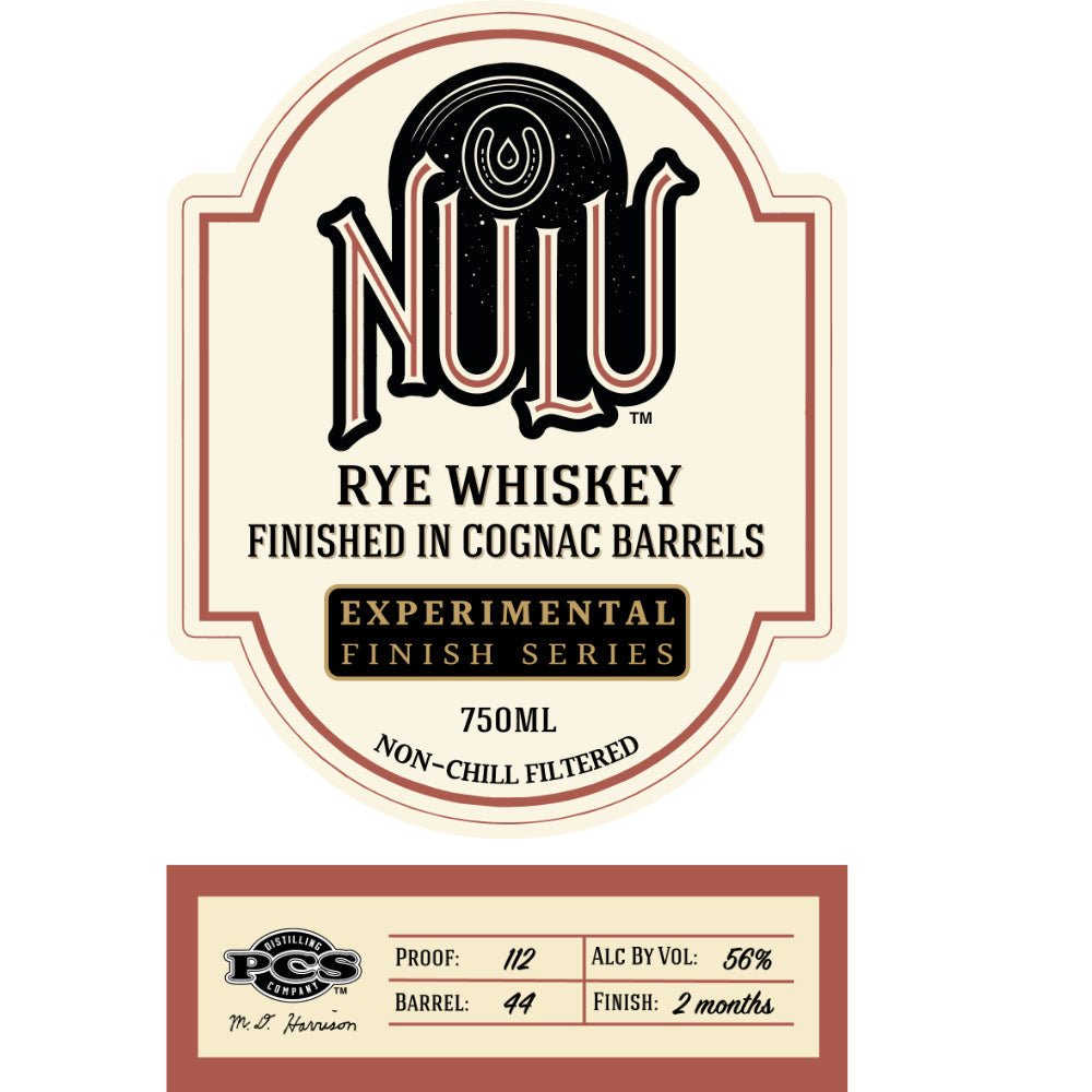 Nulu Rye Finished In Cognac Barrels Rye Whiskey Nulu