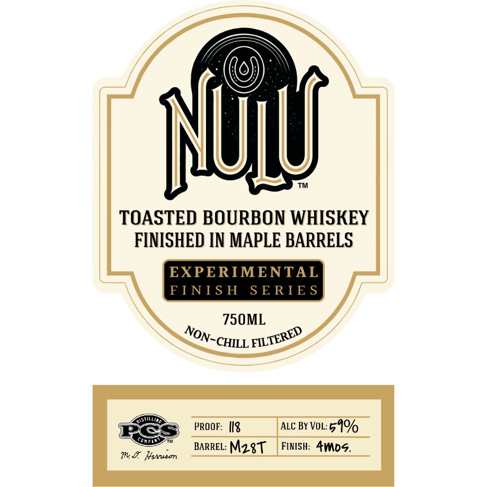 Nulu Toasted Bourbon Finished in Maple Barrels Bourbon Nulu