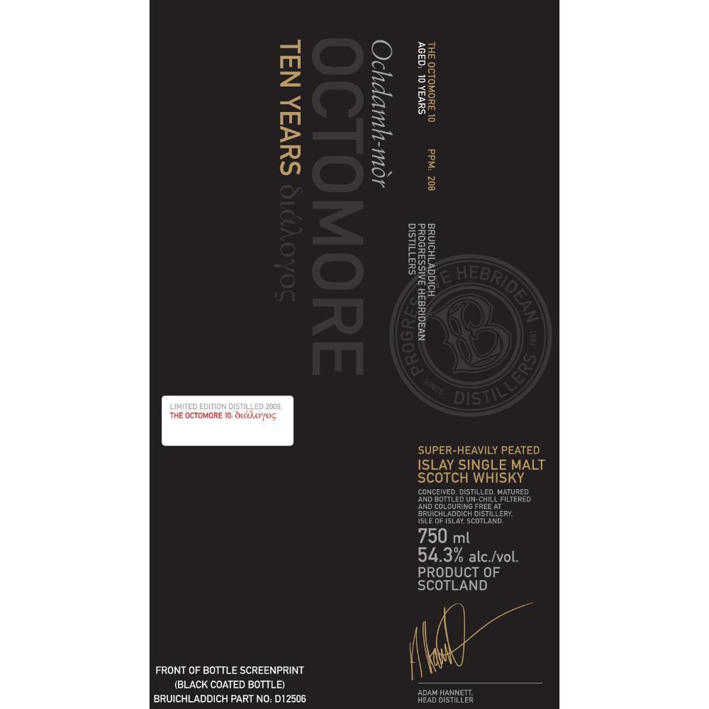 Octomore 10 Year Old 4th Edition Scotch Octomore   