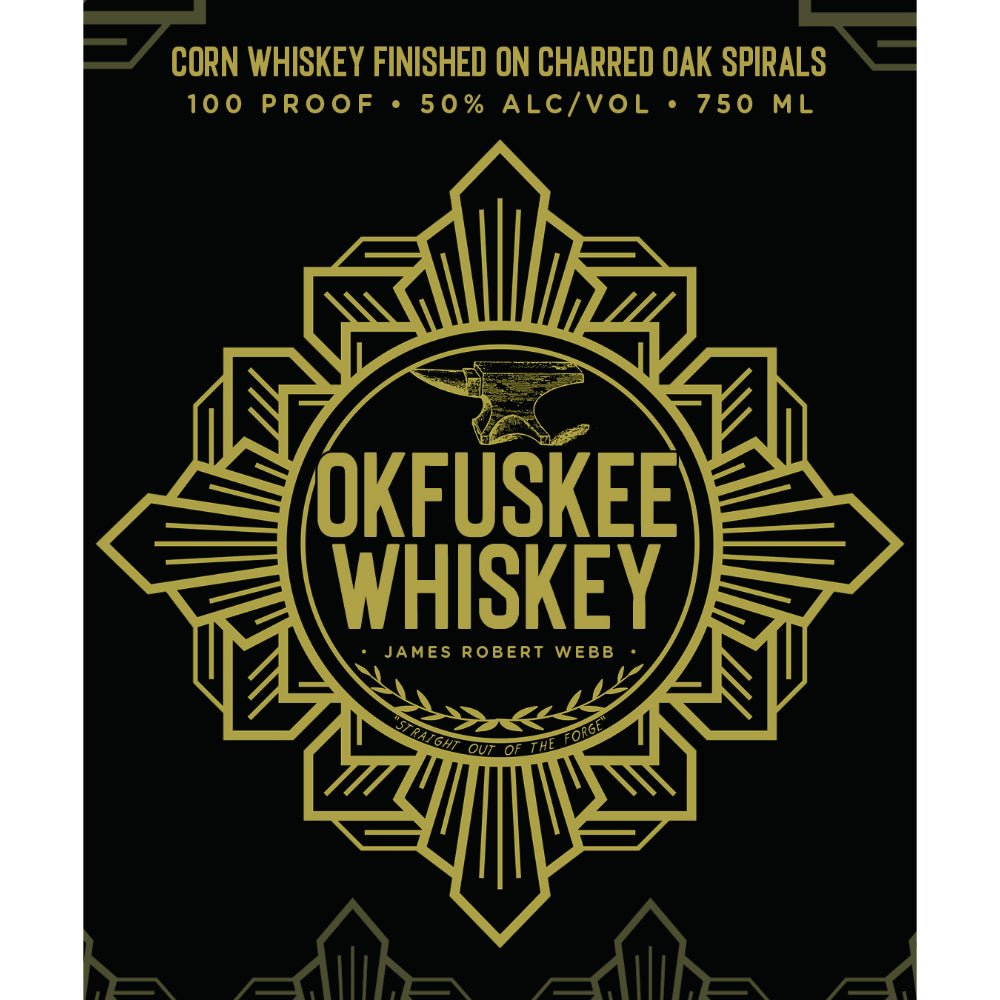 Okfuskee Corn Whiskey By James Robert Webb Corn Whiskey Red Fork Distillery   