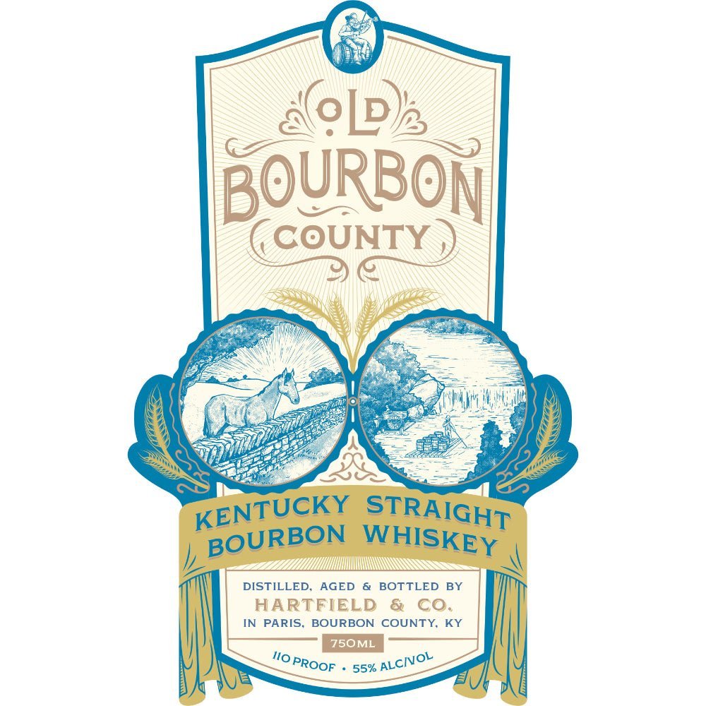 Old Bourbon County Kentucky Straight Bourbon Bourbon Hartfield & Co. Distillery   