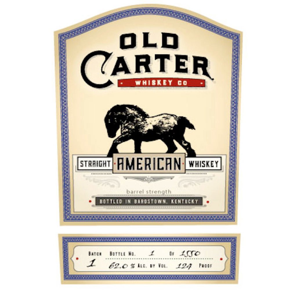 Old Carter 13 Year Old Straight American Whiskey American Whiskey Old Carter   