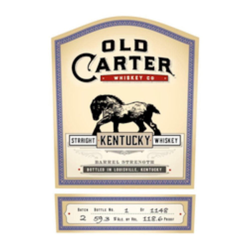 Old Carter Barrel Strength Bourbon Batch 2 Bourbon Old Carter   